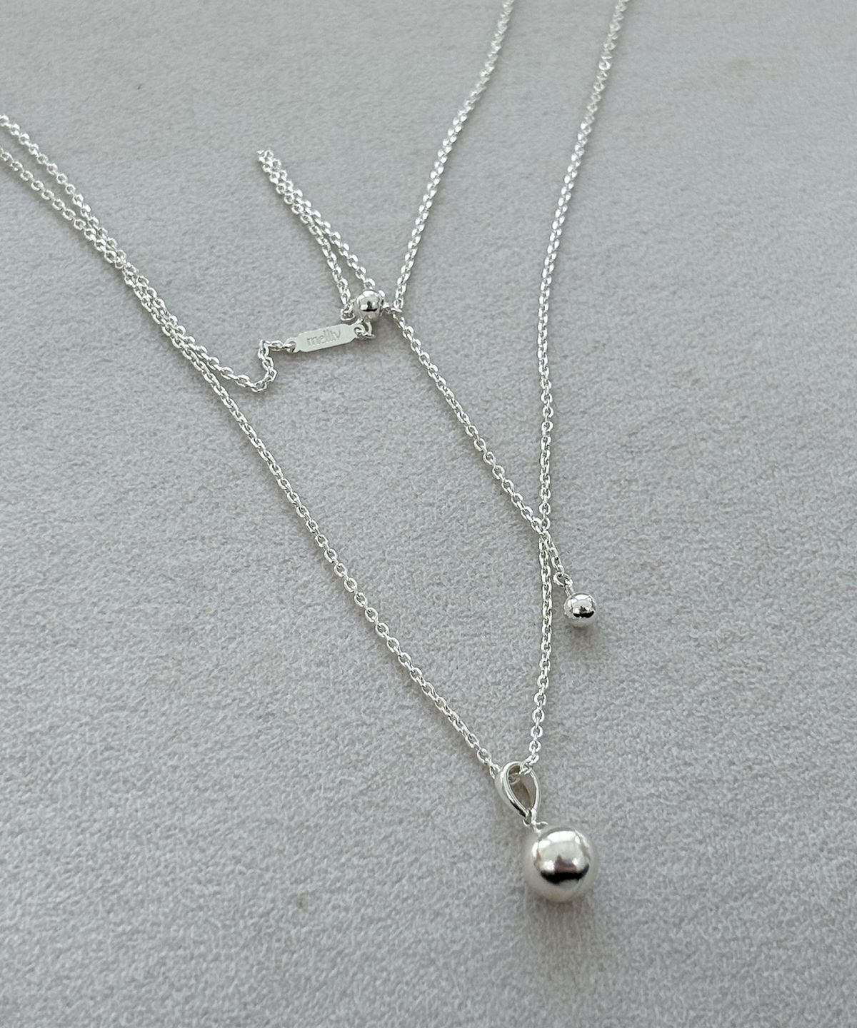 멜리브(MELLIV) Mini Drop Necklace_mvn74