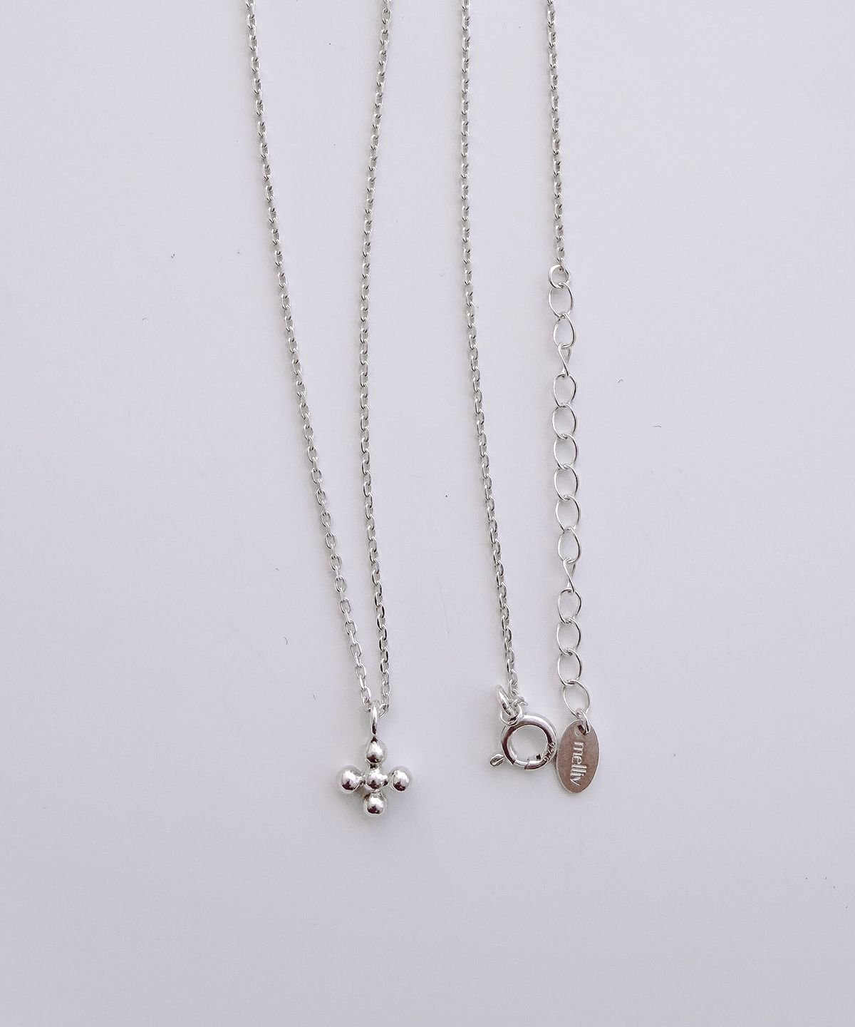 멜리브(MELLIV) Ball Cross I Necklace_mvn76