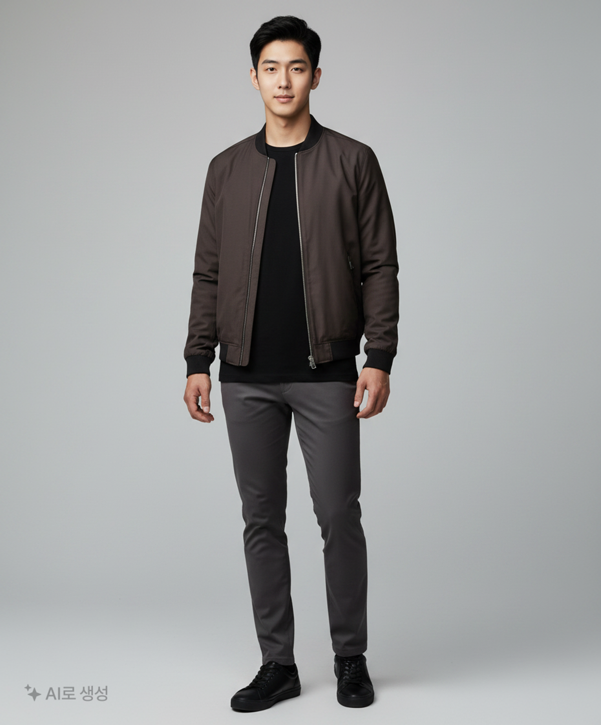 에이치앤엠(H&M) 항공 점퍼/블루종/MA-1 L