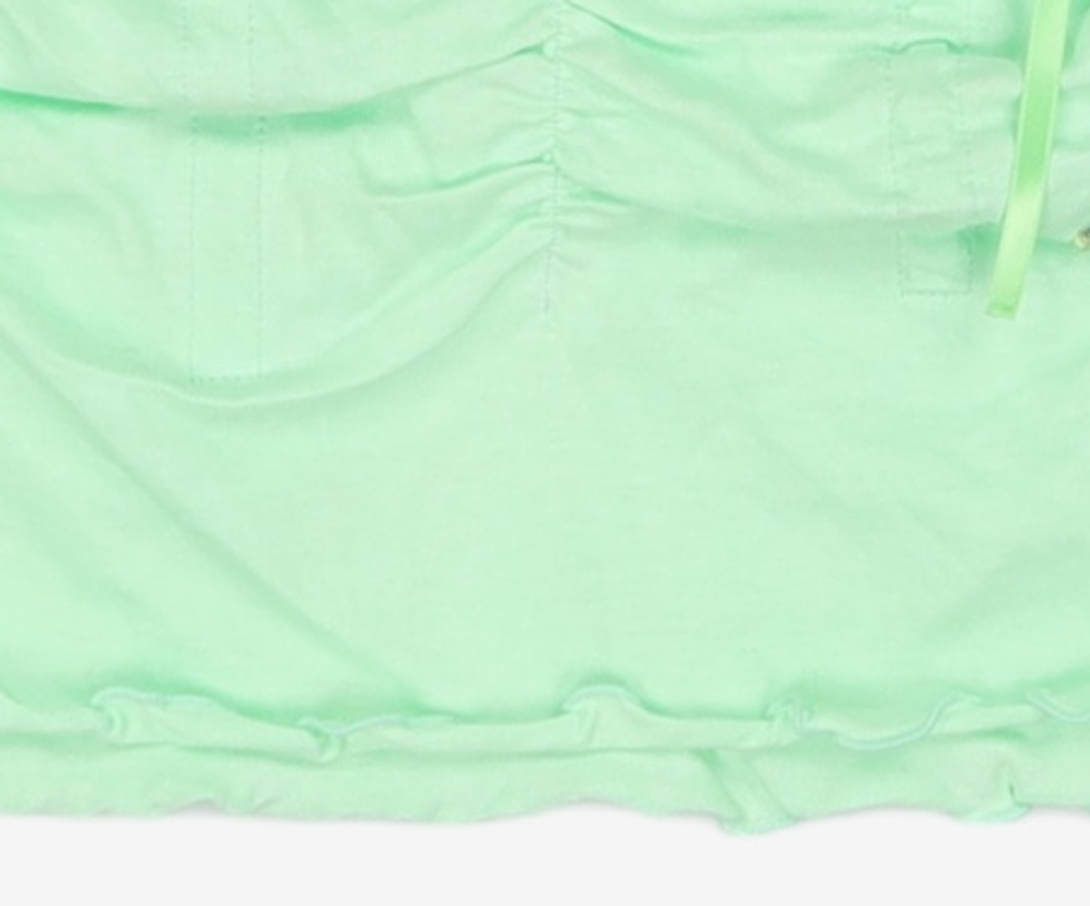 김미더영(GIMMETHEYOUNG) G_RIBBON SHIRRING TOP / MINT one
