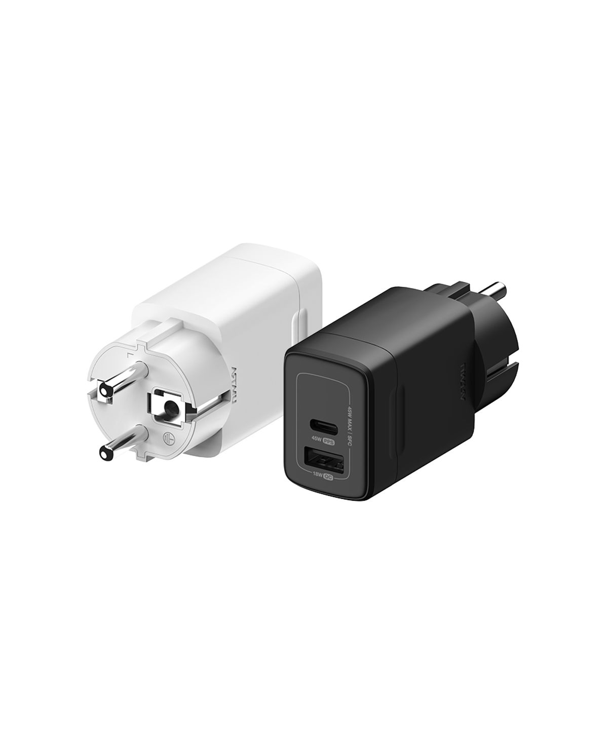 아트뮤(ARTMU) USB PD 45W PPS GaN 접지 듀얼 초고속 충전기 GB452 화이트
