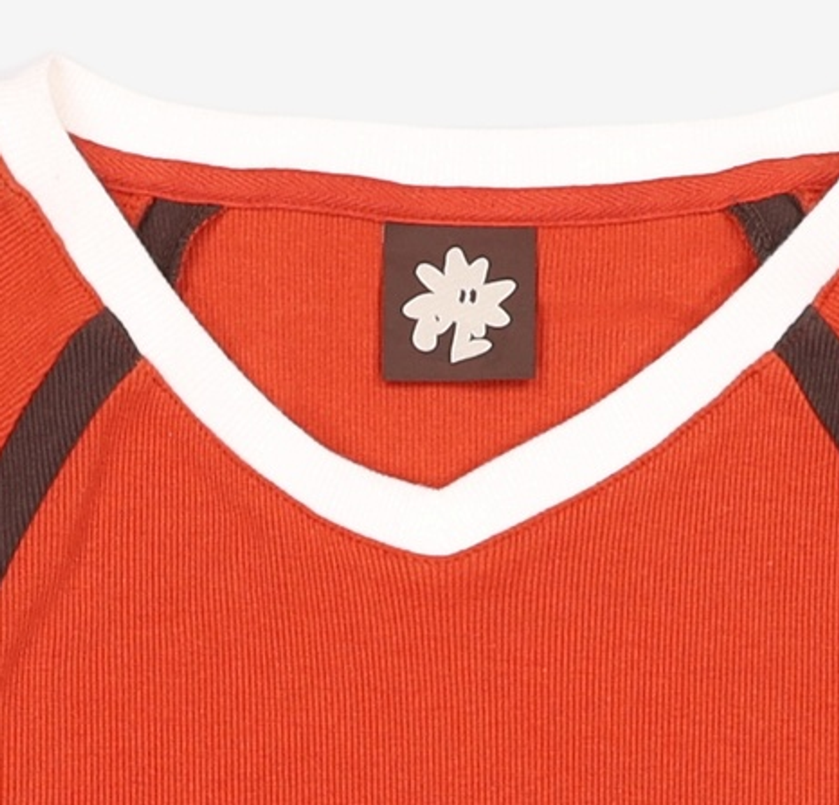 썬러브투어(SUNLOVETOUR) W Ribbed SUN Tee Red M