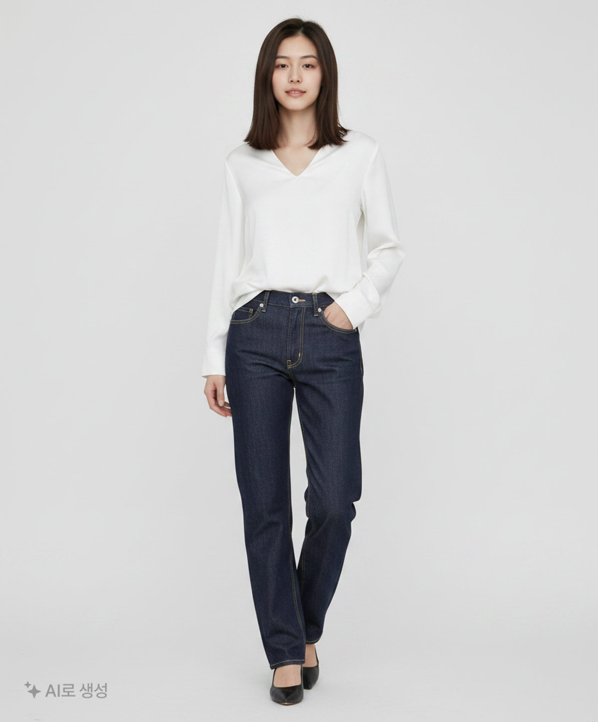 유니폼브릿지(UNIFORM BRIDGE) 청/데님 팬츠 M