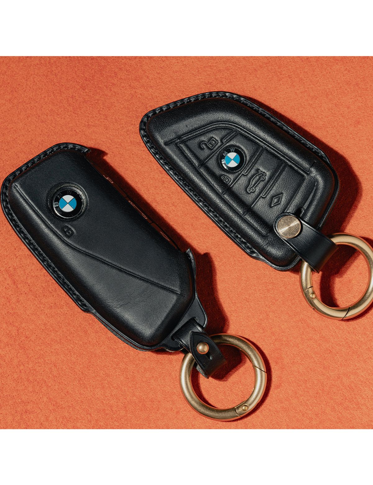 본샹스(BONNE CHANCE) [Bespoke] 가죽 자동차 키케이스 - BMW