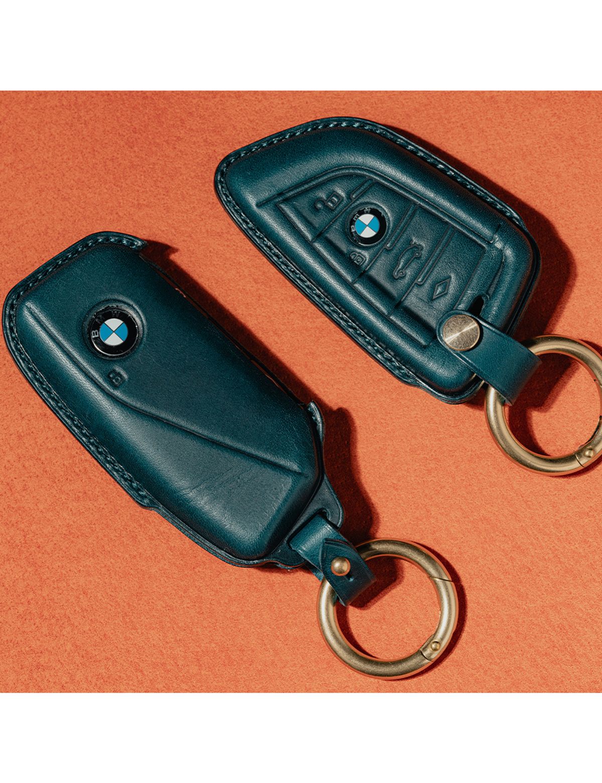본샹스(BONNE CHANCE) [Bespoke] 가죽 자동차 키케이스 - BMW