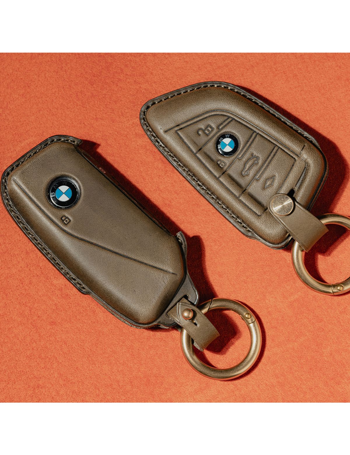 본샹스(BONNE CHANCE) [Bespoke] 가죽 자동차 키케이스 - BMW