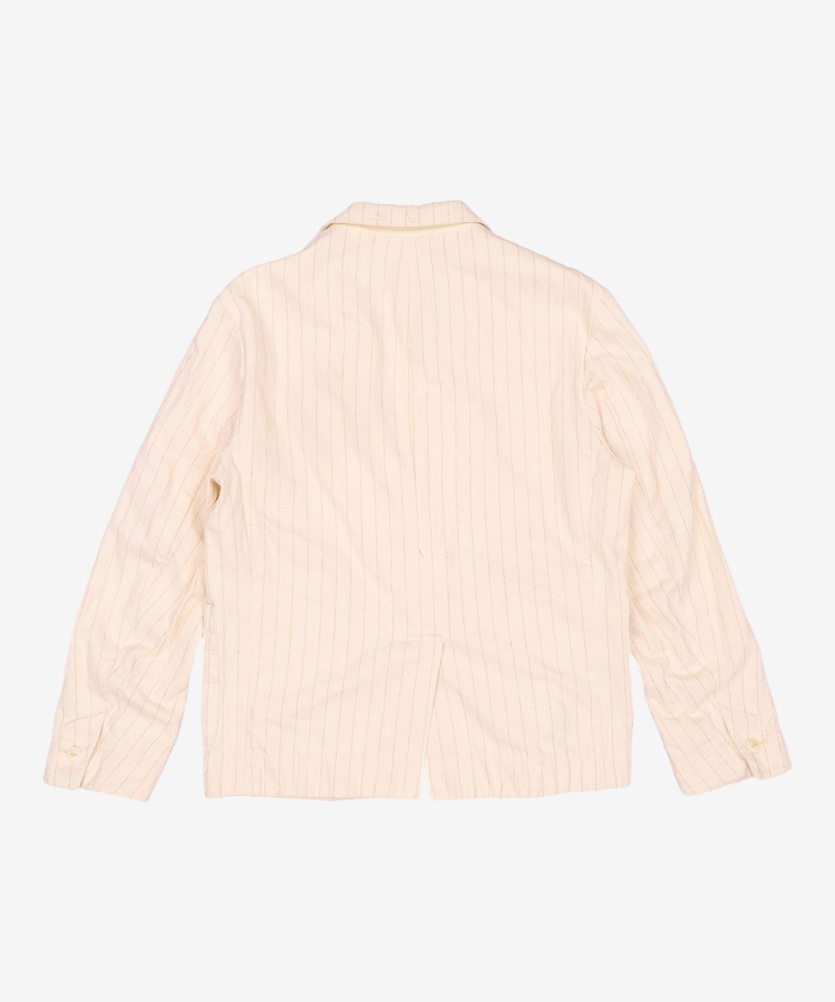 커스텀멜로우(CUSTOMELLOW) [black label] ivory stripes 3b jacket (set-up)_CLJAM24113IVX 100