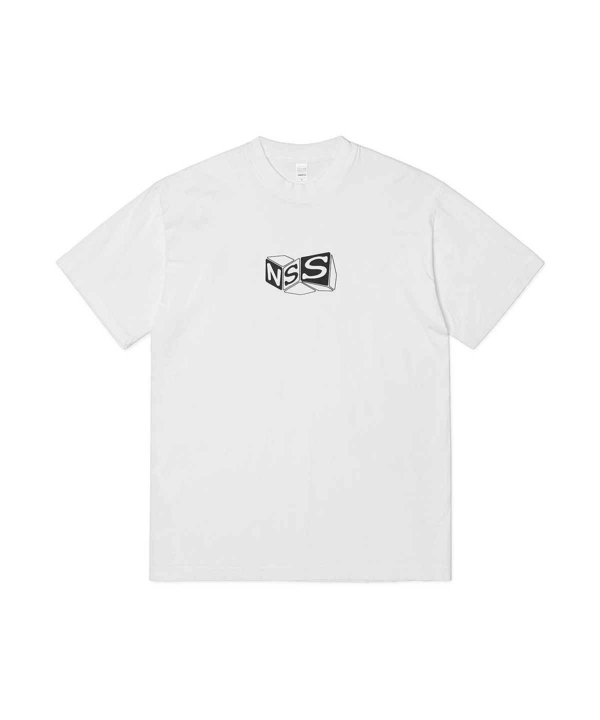 디미토(DIMITO) GSDMT CUBE WORK SSV GD 6.5OZ TEE WHITE