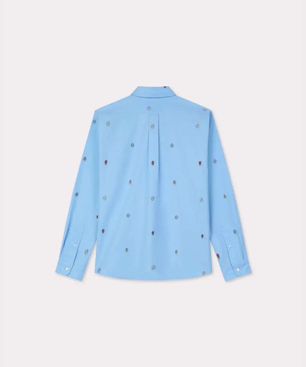 겐조(KENZO) 남성 베르디 컬렉션 캐쥬얼 블루 셔츠_K255AMIV01LBL
