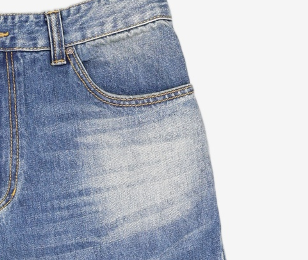 이스트서비스샵(eastserviceshop) Cat Brush Washing Denim Pants - M/Blue 48