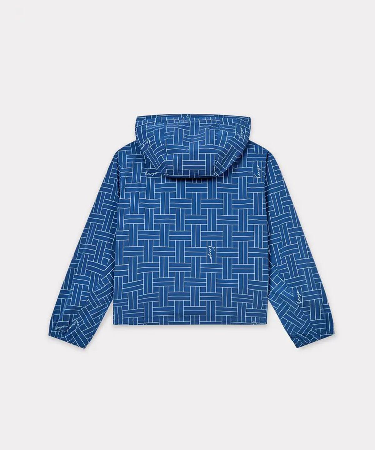 겐조(KENZO) 여성 위브 숏 윈드브레이커_K255AWUW01BLB