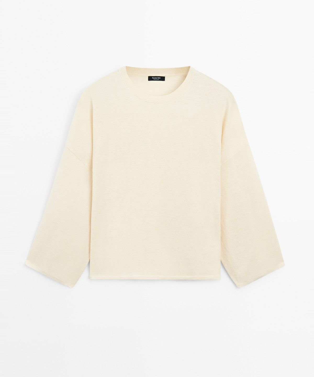 마시모두띠(MASSIMO DUTTI) 라운드넥 니트 스웨터