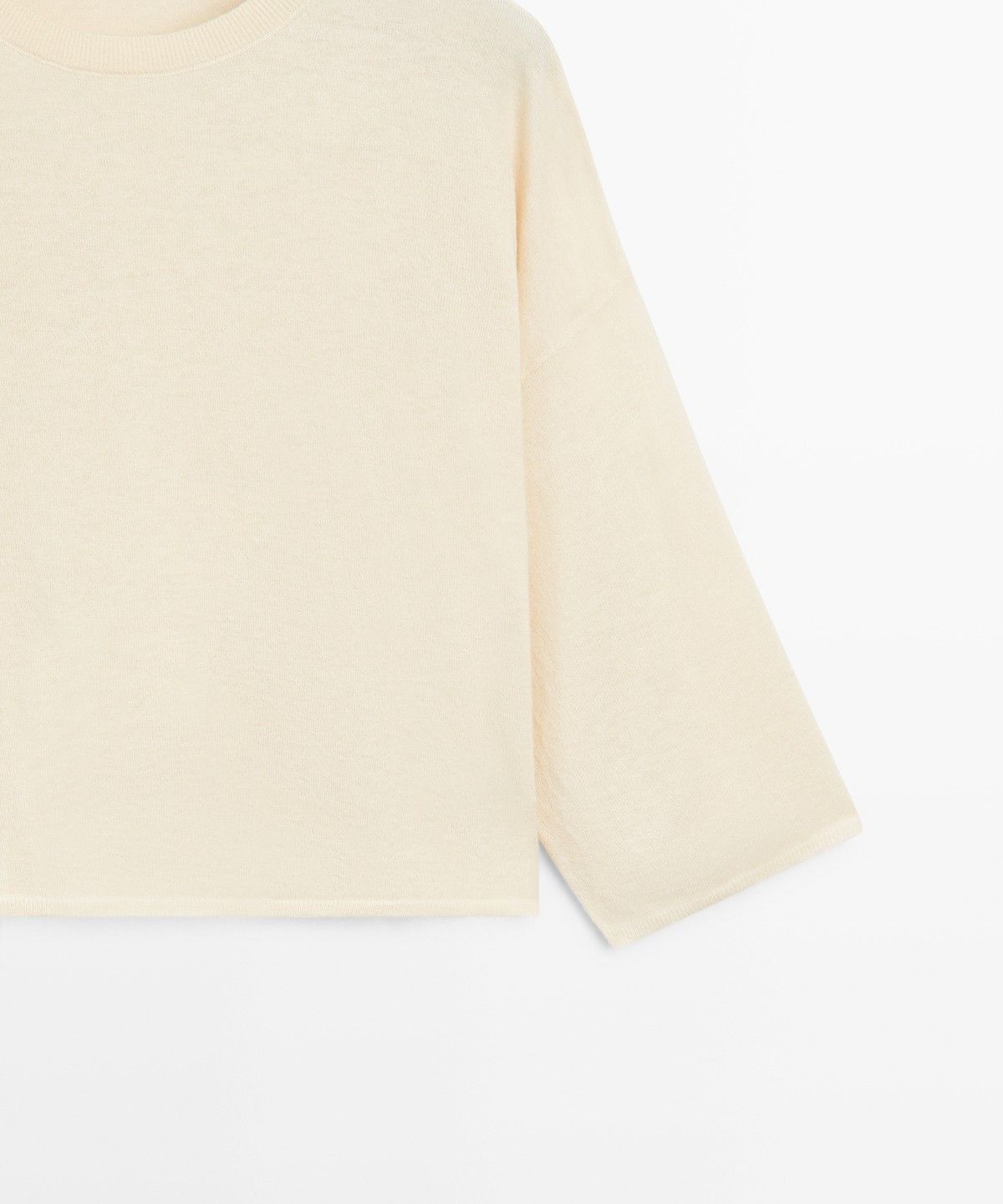 마시모두띠(MASSIMO DUTTI) 라운드넥 니트 스웨터