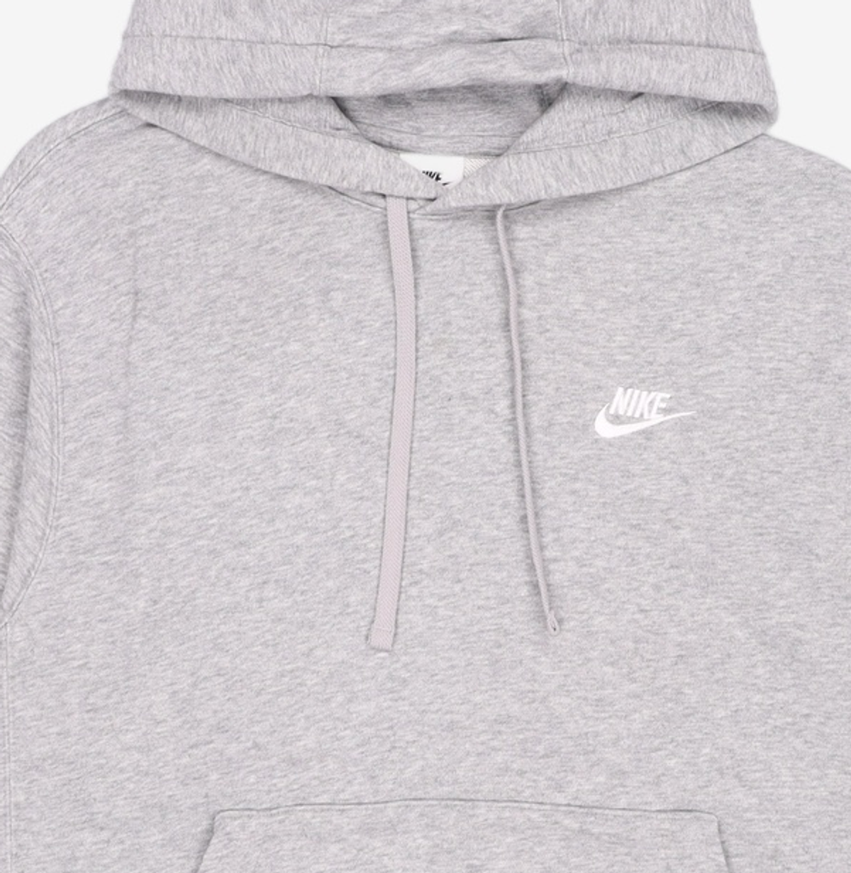 나이키(NIKE) 스포츠웨어 클럽 풀오버 후디 M - 다크 그레이 헤더:매트 실버:화이트 / CZ7858-063 M