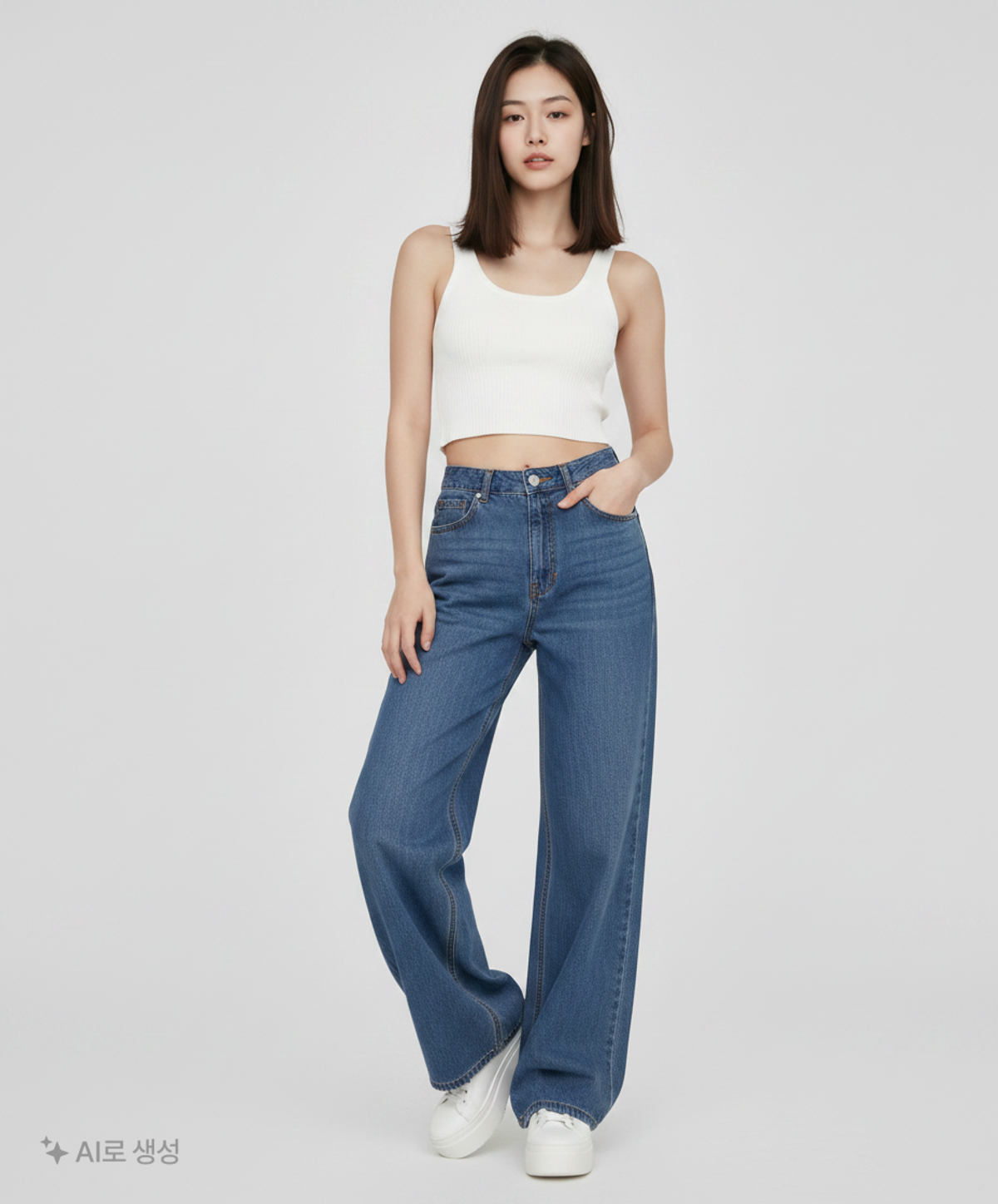 스파오(SPAO) 청/데님 팬츠 64