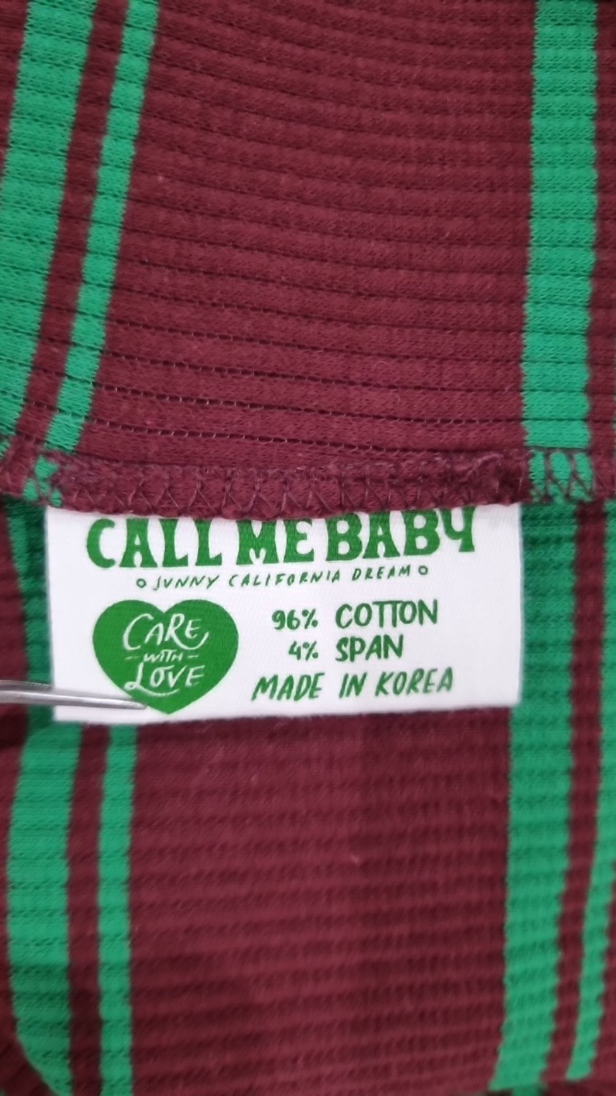콜미베이비(CALL ME BABY) 반소매 티셔츠