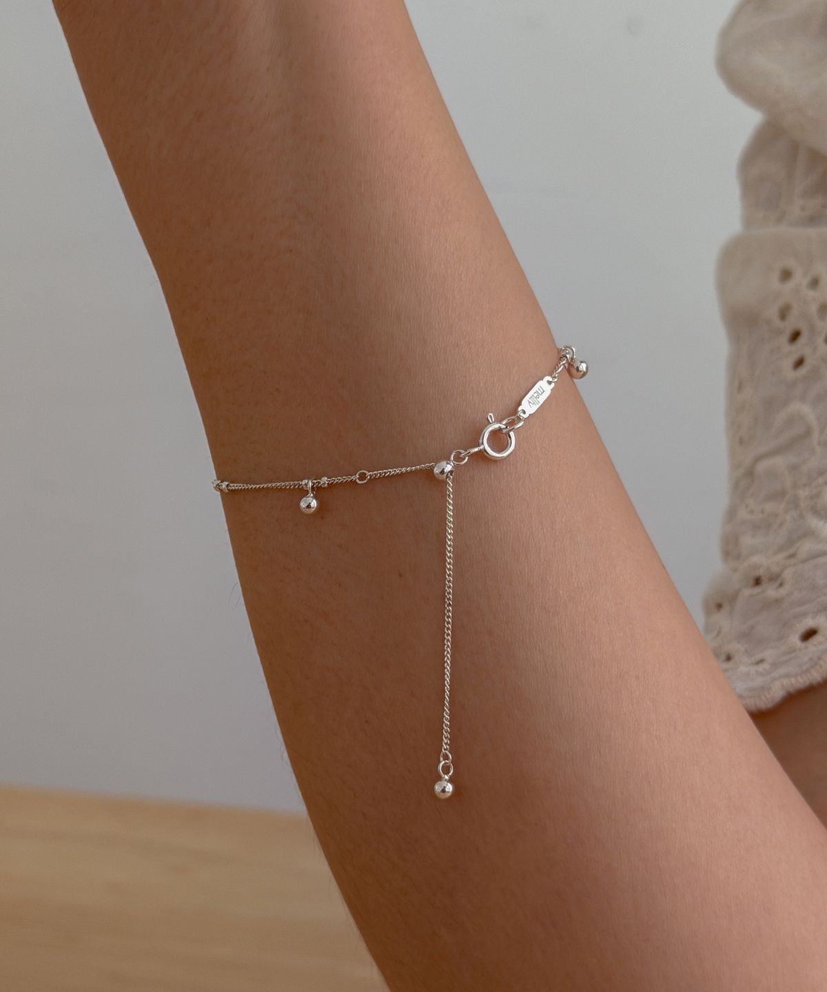 멜리브(MELLIV) [silver 925] Dangle Ball Bracelet_mvb27