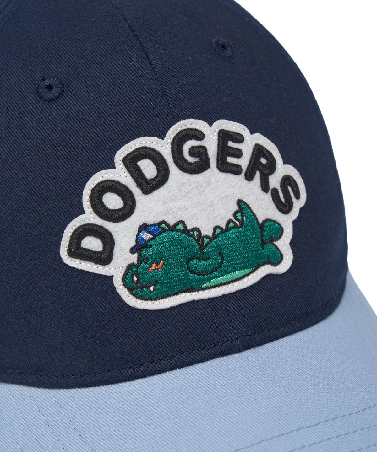 엠엘비 키즈(MLB KIDS) 메가베어 프렌즈 배색 볼캡 LA (Navy)