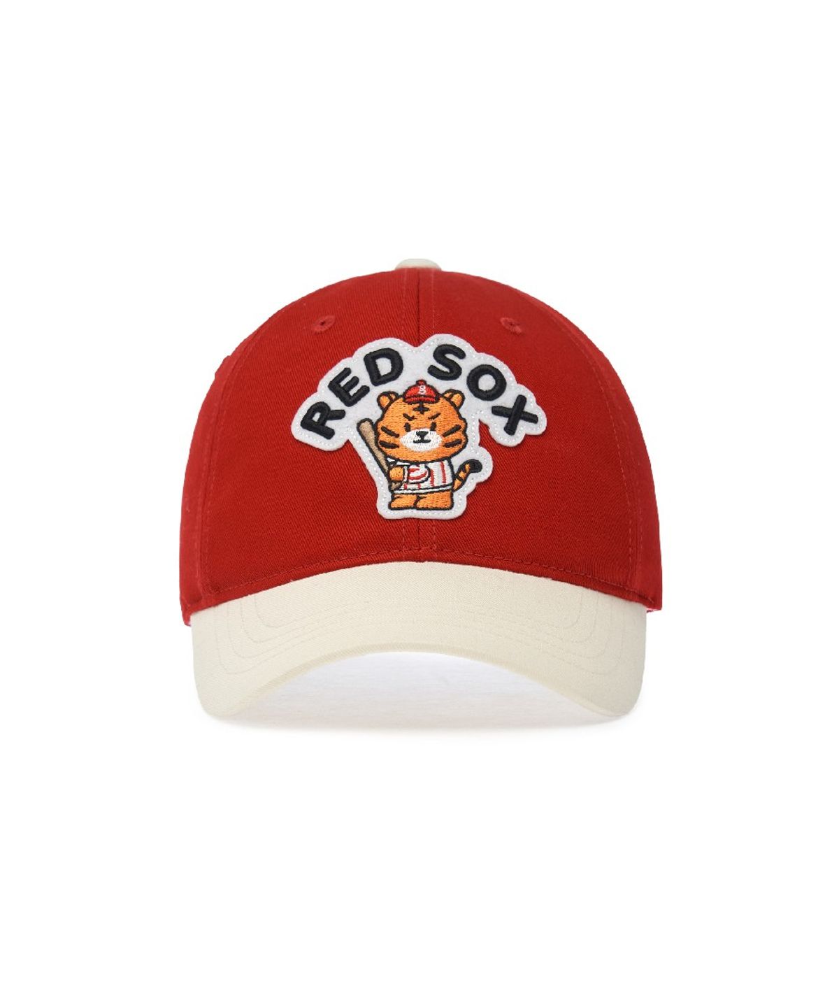 엠엘비 키즈(MLB KIDS) 메가베어 프렌즈 배색 볼캡 BOS (D.Red)