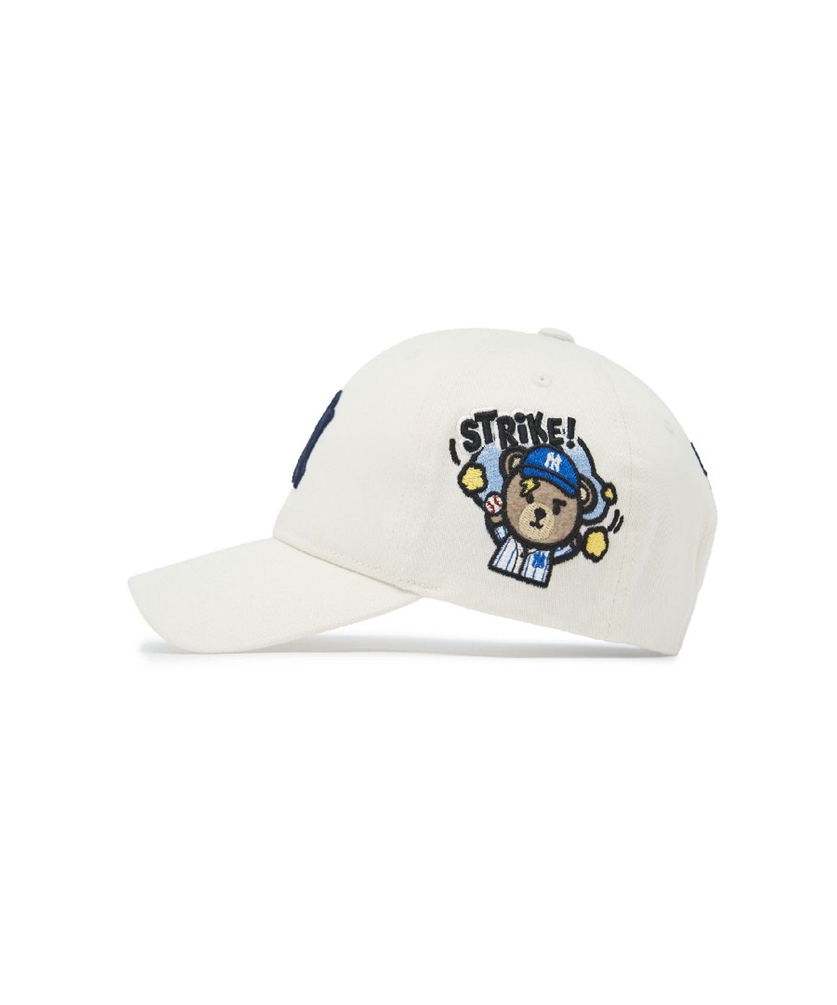 엠엘비 키즈(MLB KIDS) 메가베어 프렌즈 볼캡 NY (D.Cream)