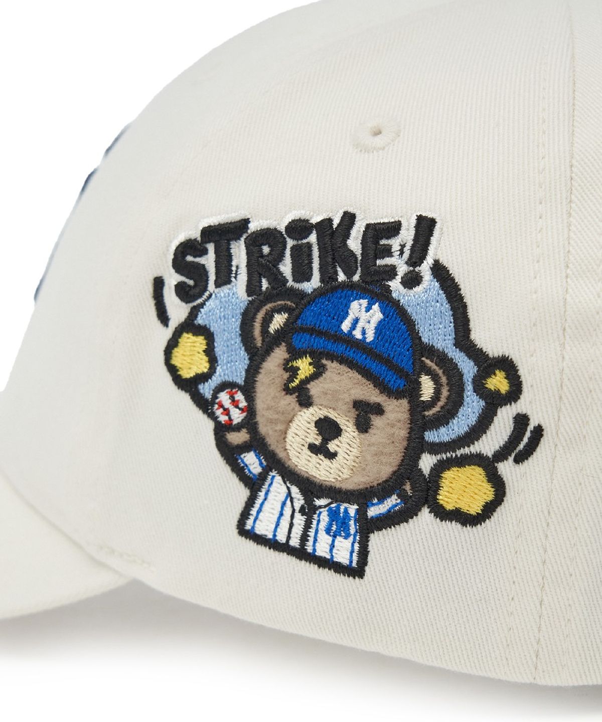 엠엘비 키즈(MLB KIDS) 메가베어 프렌즈 볼캡 NY (D.Cream)