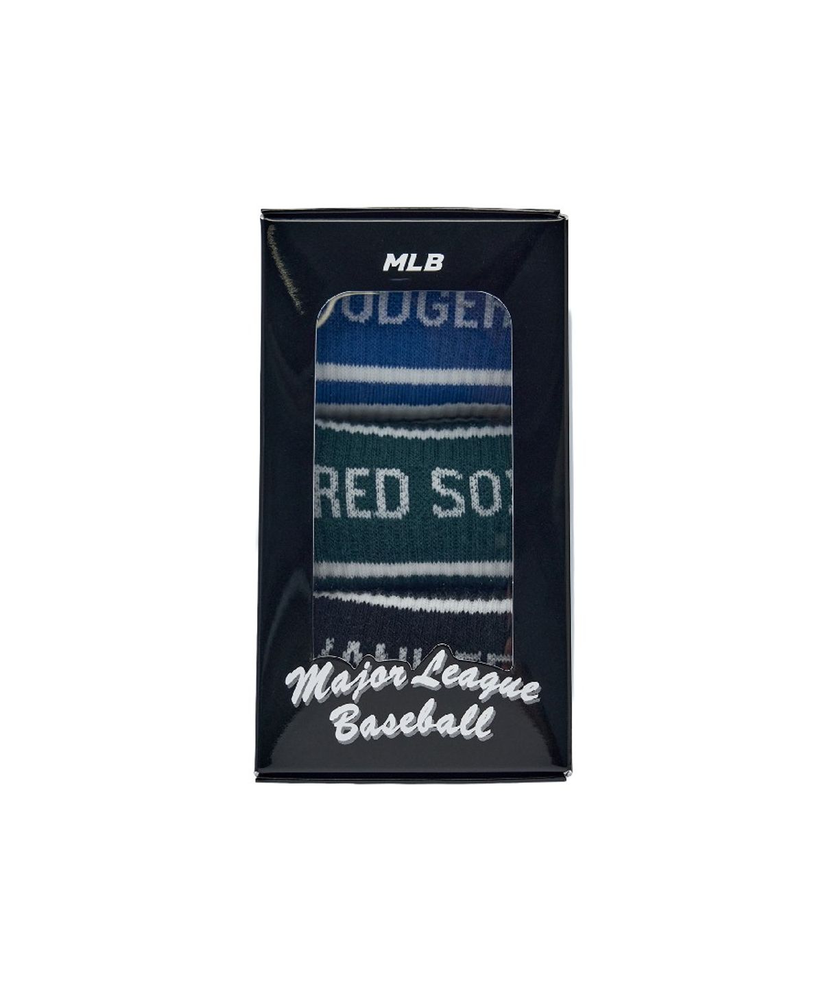 엠엘비 키즈(MLB KIDS) 베이직 하이 양말 세트(3번들) MLB (Blue)