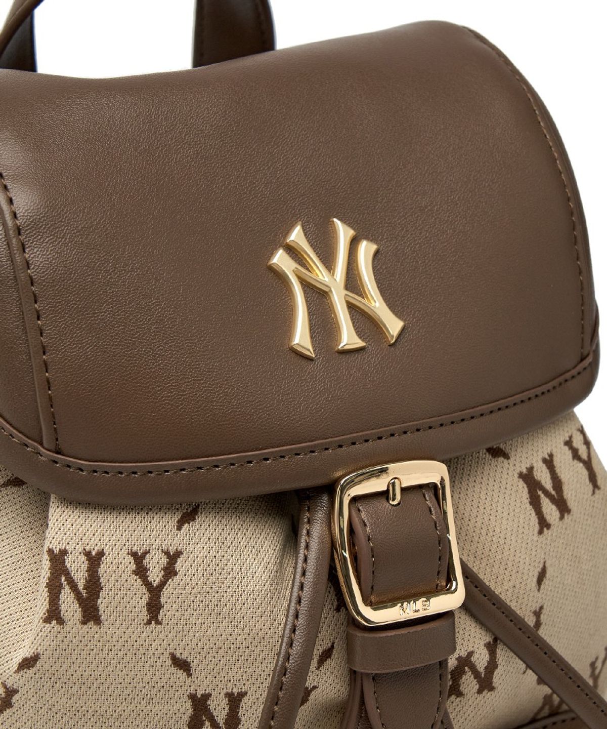 엠엘비 키즈(MLB KIDS) 모노그램 JQD 미니 백팩 NY (Beige)
