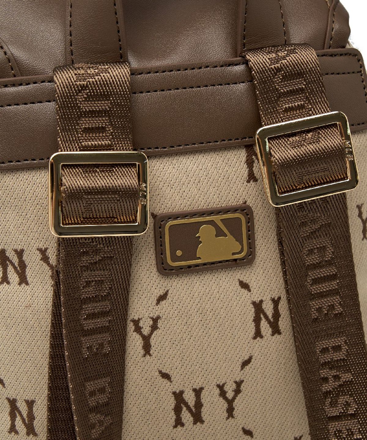 엠엘비 키즈(MLB KIDS) 모노그램 JQD 미니 백팩 NY (Beige)