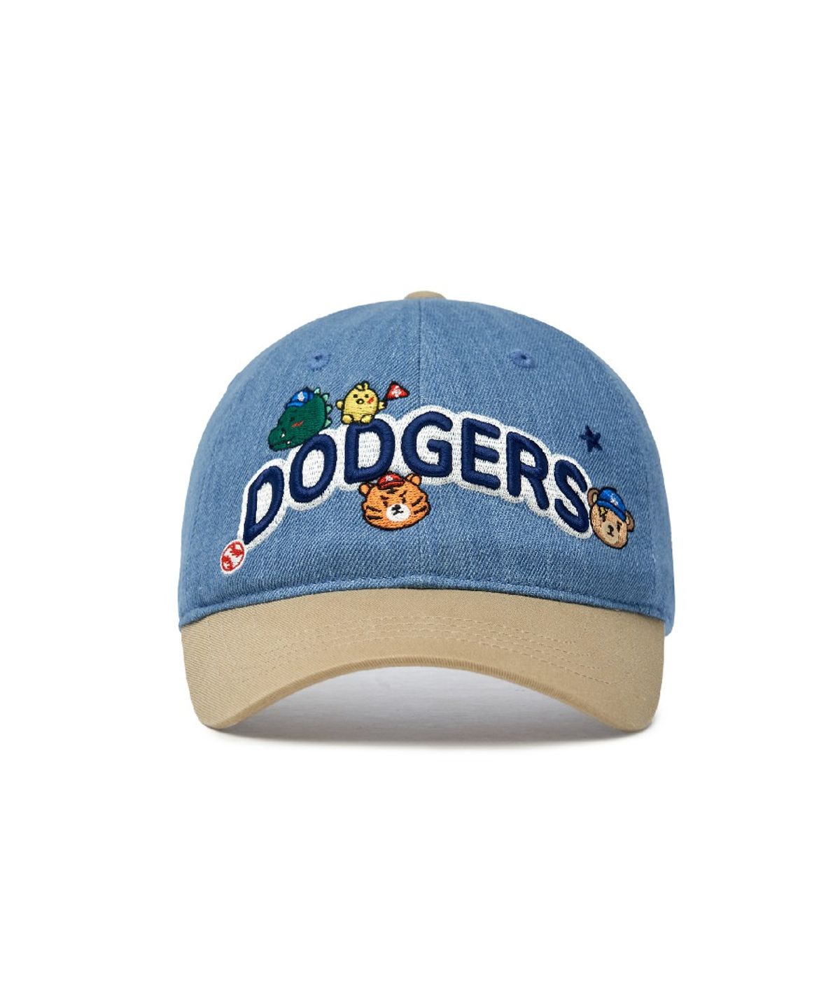 엠엘비 키즈(MLB KIDS) 메가베어 프렌즈 데님 볼캡 LA (Sand)