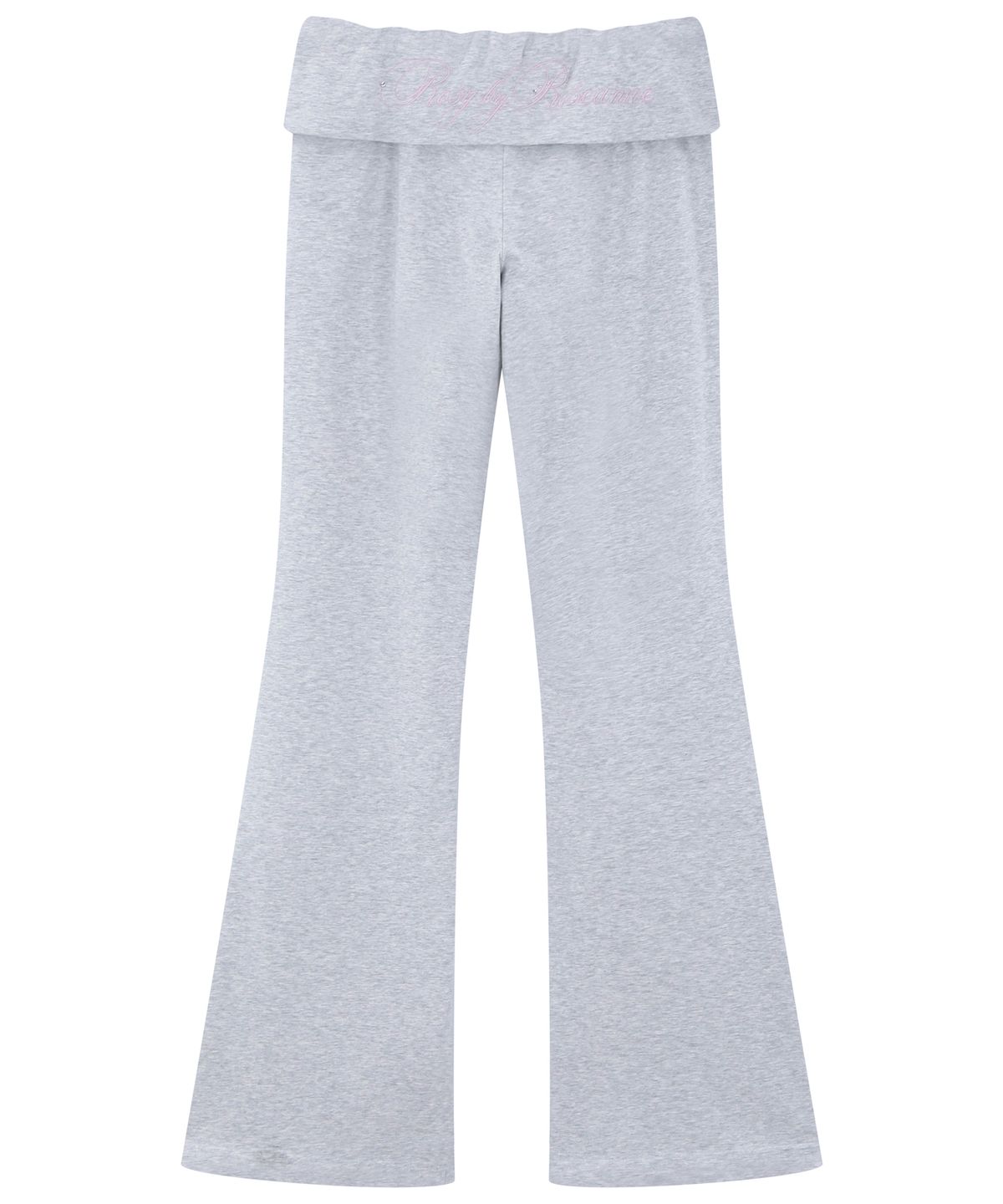 로잔느(ROSEANNE) Rosy Foldover Flare Pants (Heather Gray)