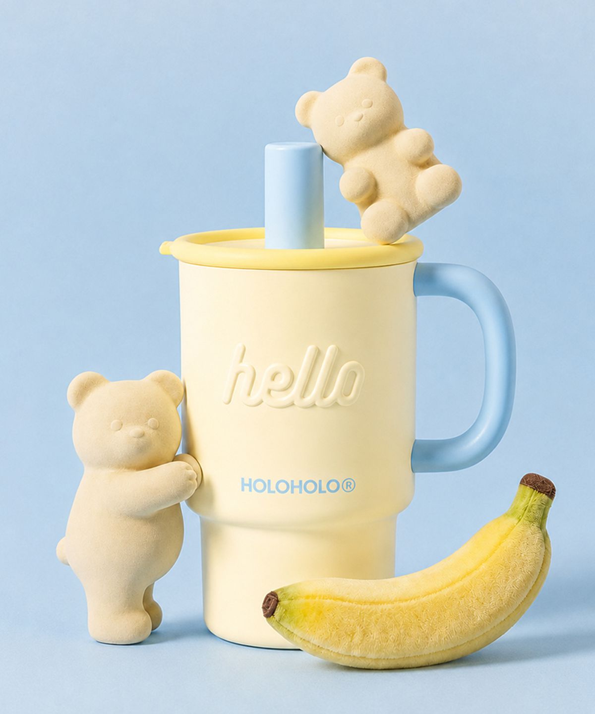 홀로홀로(HOLOHOLO) 빨대 밀폐형 버블 텀블러 650ml & 1000ml (4color)