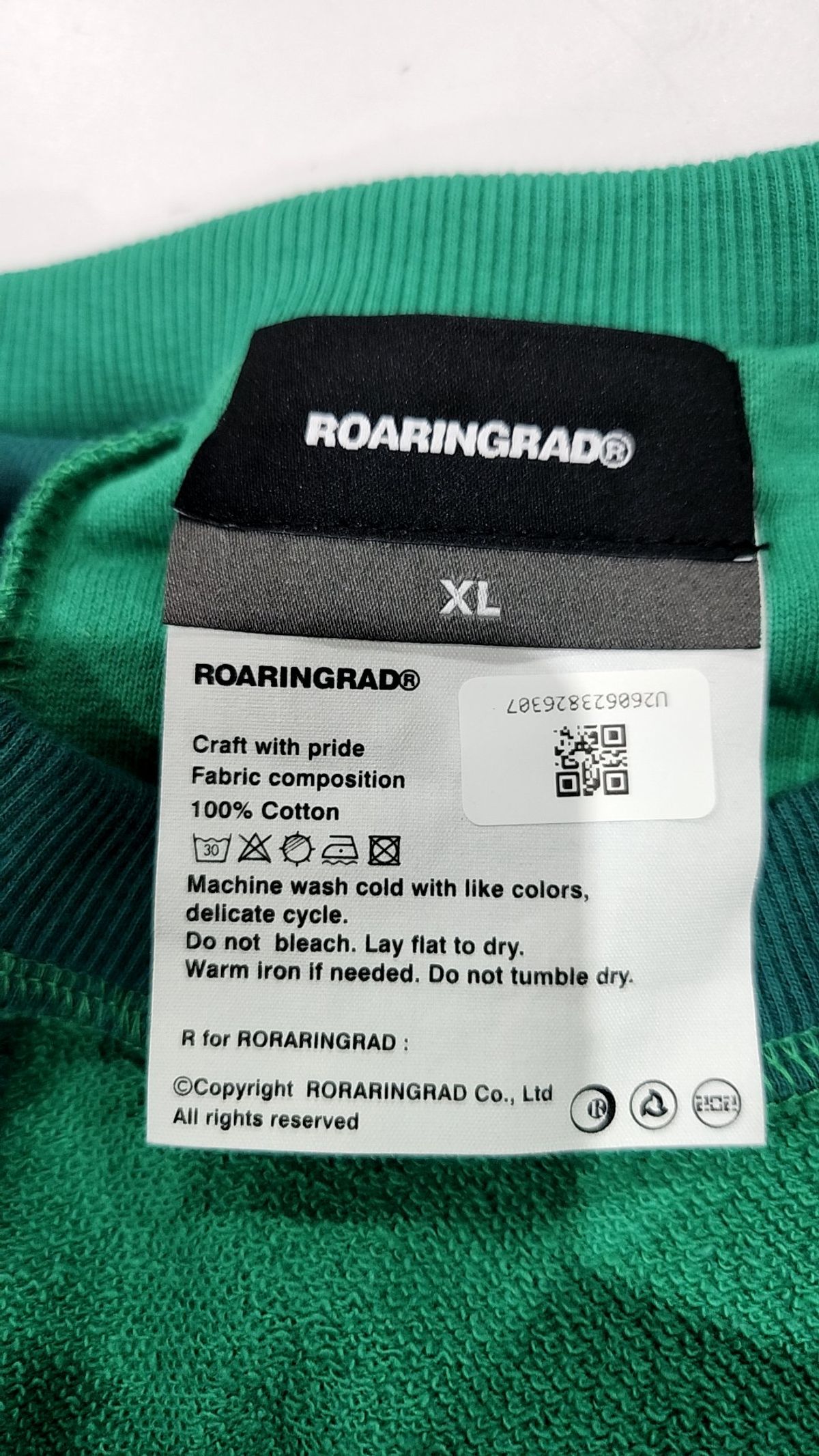 로어링라드(ROARINGRAD) 맨투맨/스웨트셔츠 XL