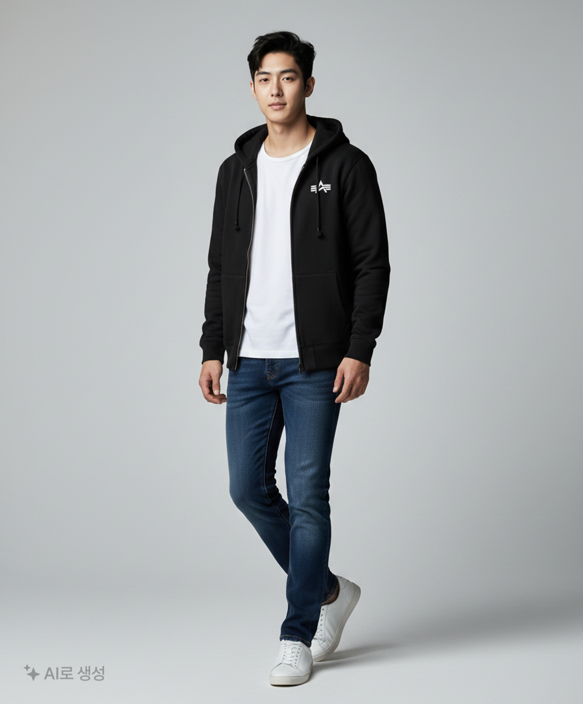 알파 인더스트리(ALPHA INDUSTRIES) 후드 집업 M