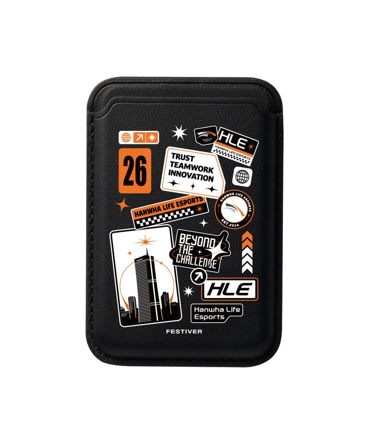 페스티버(FESTIVER) 한화생명e스포츠 스티커 맥세이프 카드지갑