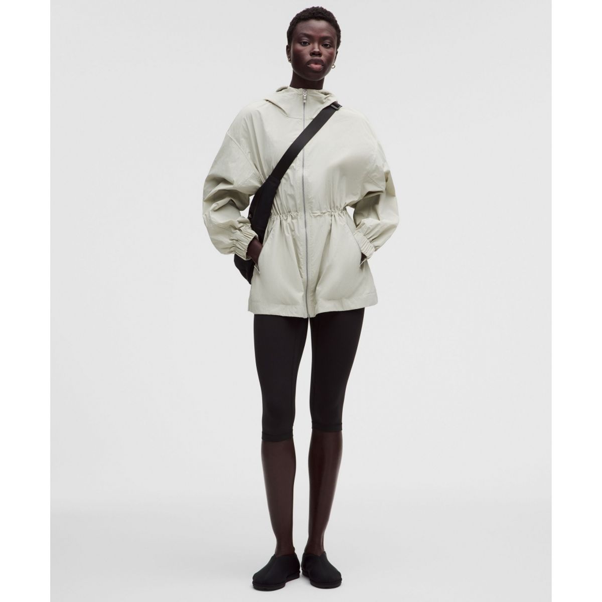 룰루레몬(LULULEMON) UV 프로텍티브 신치 웨이스트 오버사이즈 핏 재킷  MHAZ