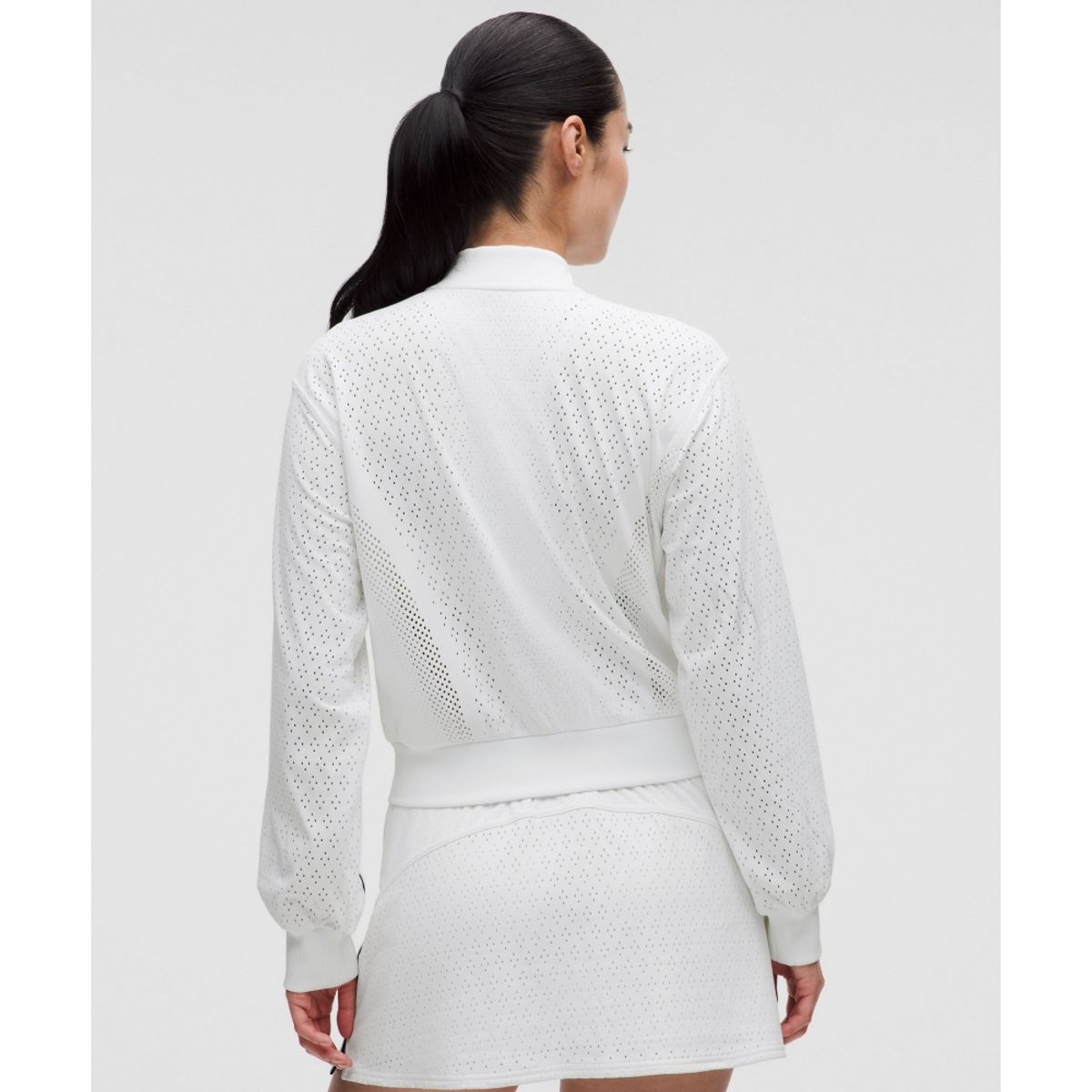 룰루레몬(LULULEMON) 에이스 어드밴티지 니트 메쉬 테니스 재킷  WHT CLBL