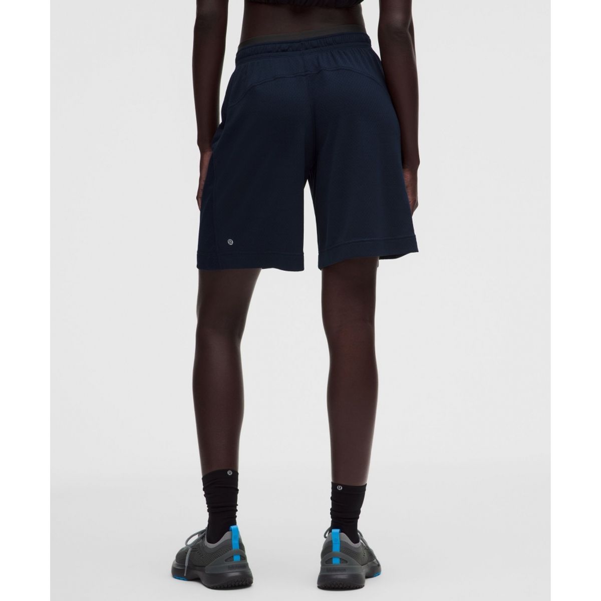 룰루레몬(LULULEMON) 메쉬 패널 미드라이즈 트레이닝 쇼츠 9inch  TRNV LTIV GGRE