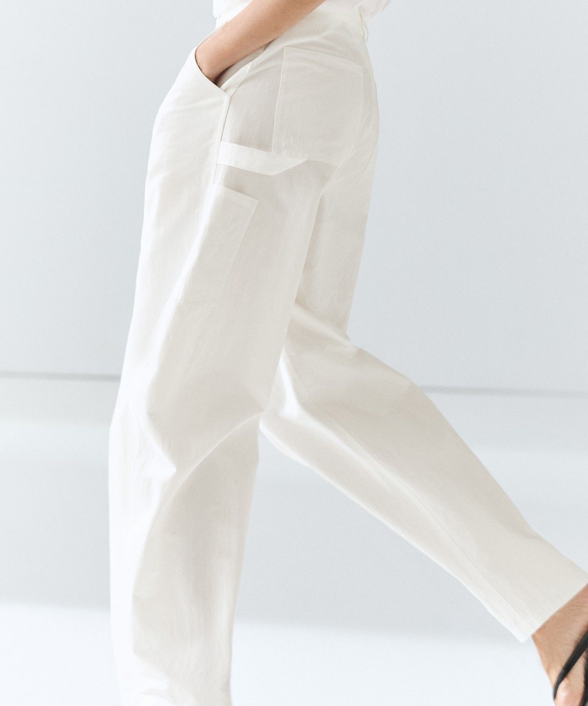 마시모두띠(MASSIMO DUTTI) 코튼 카고 스타일 팬츠