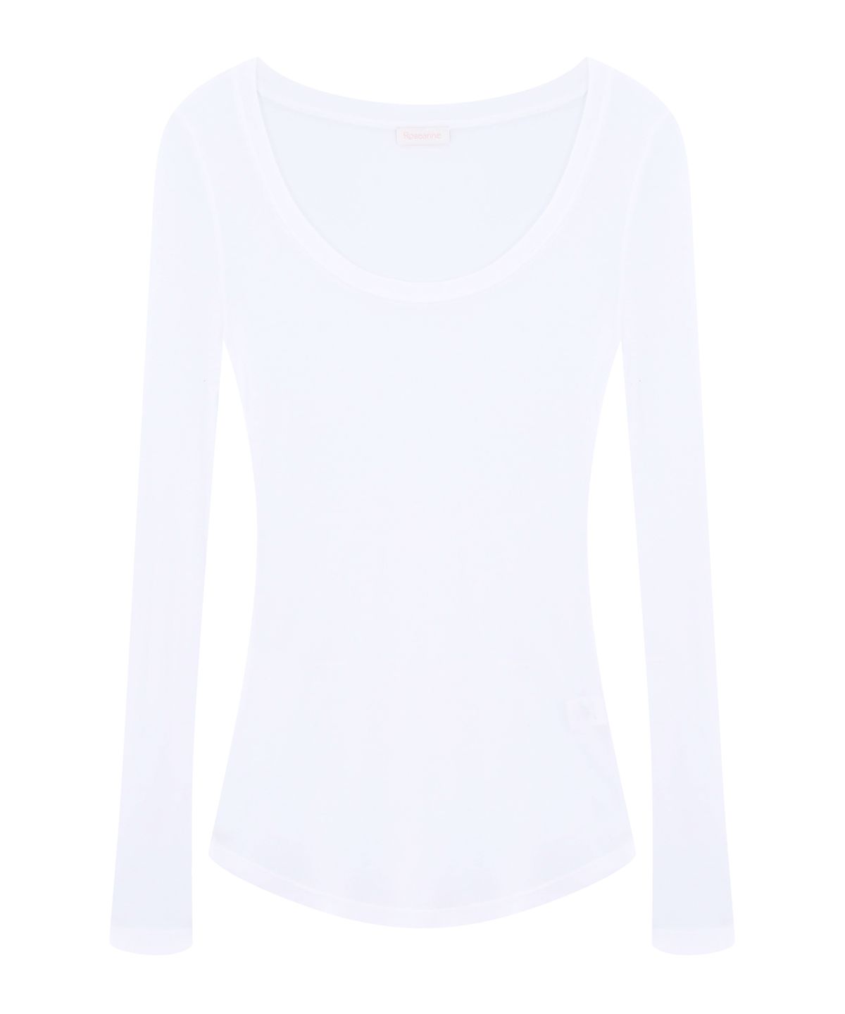로잔느(ROSEANNE) Breeze Sheer Long Sleeve Top (White)