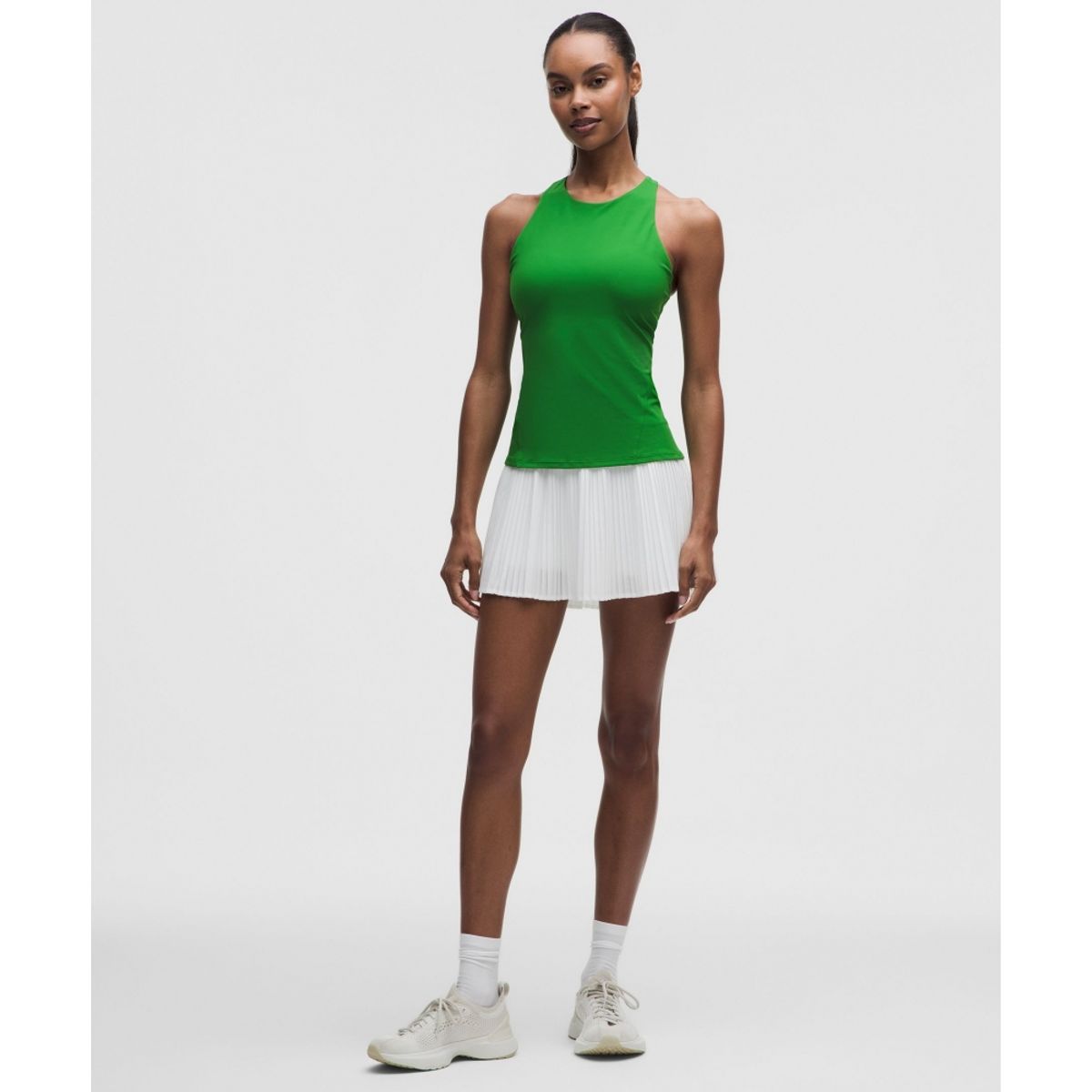 룰루레몬(LULULEMON) 레이서백 하이넥 테니스 탱크탑 *B C컵  LEON