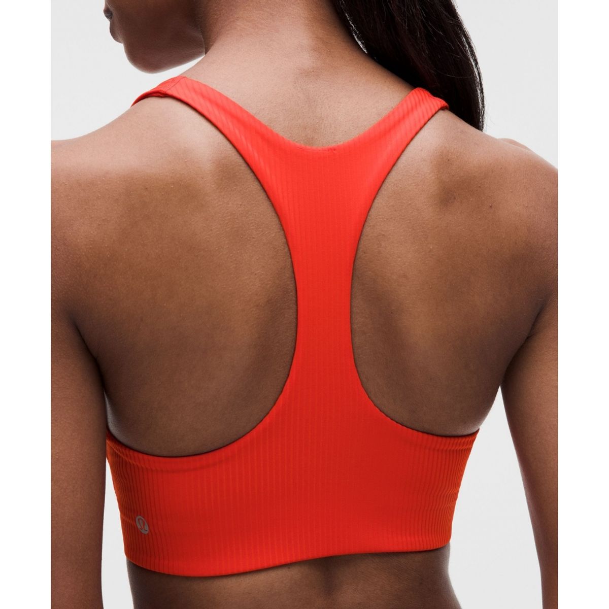 룰루레몬(LULULEMON) 올타임 히어로 리브드 스포츠 브라 *미디엄 서포트, B C컵  CRYE