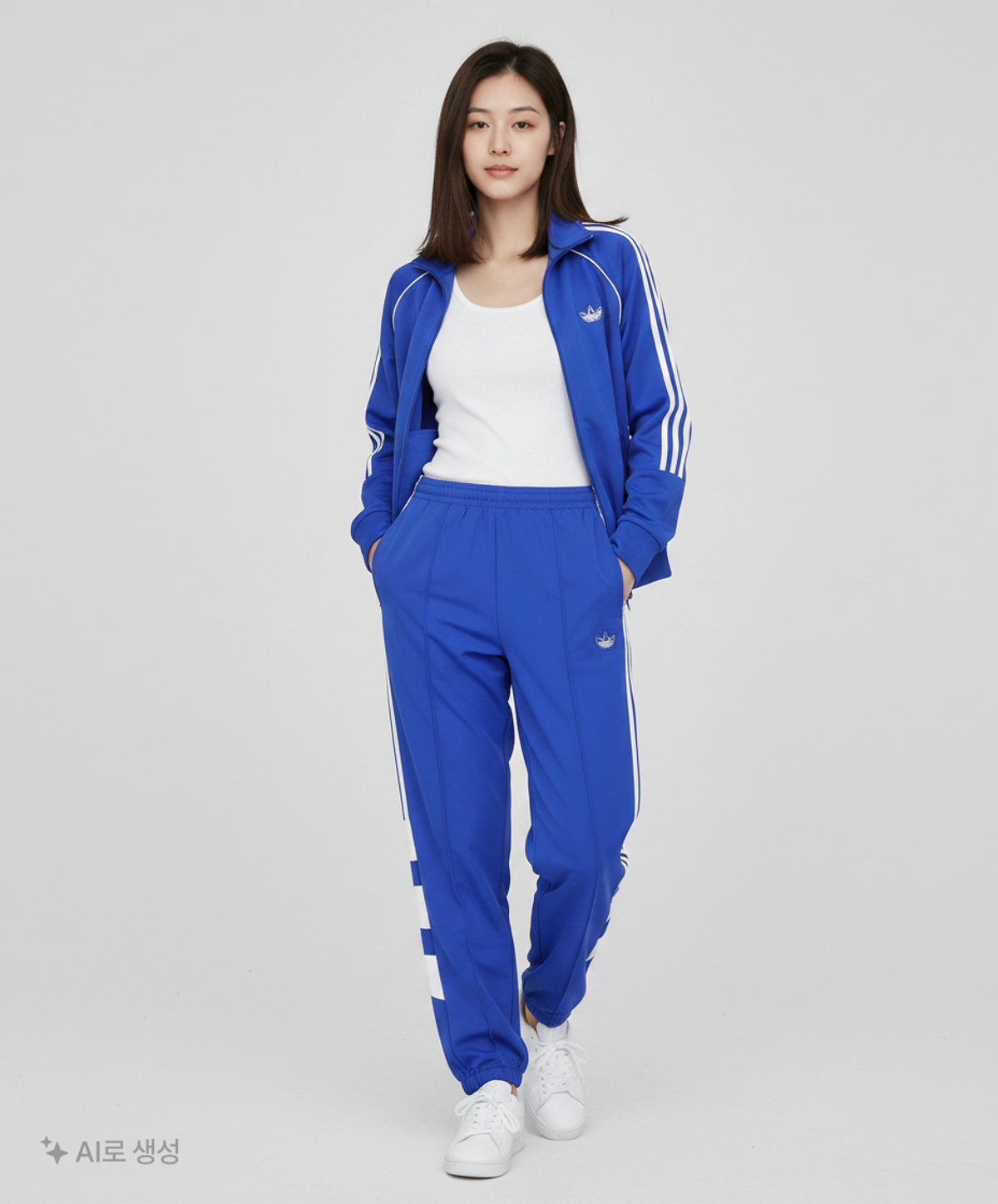 아디다스(ADIDAS) 발란타 트랙팬츠 - 블루 / ED7128 L