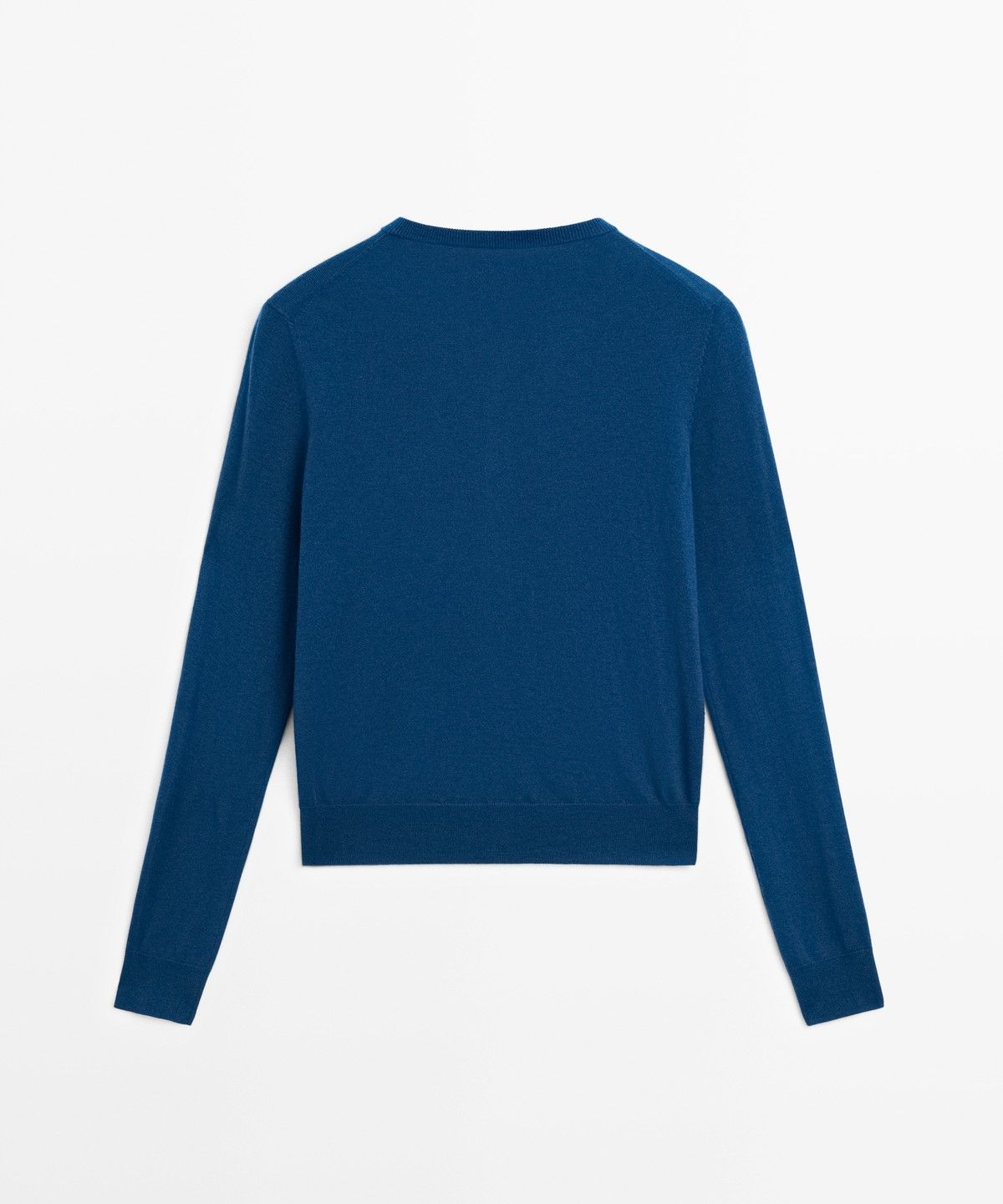 마시모두띠(MASSIMO DUTTI) 라운드넥 파인 니트 가디건