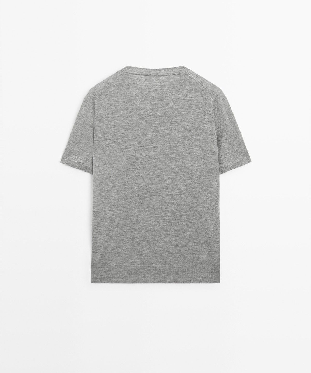 마시모두띠(MASSIMO DUTTI) 라이트웨이트 반팔 니트 스웨터