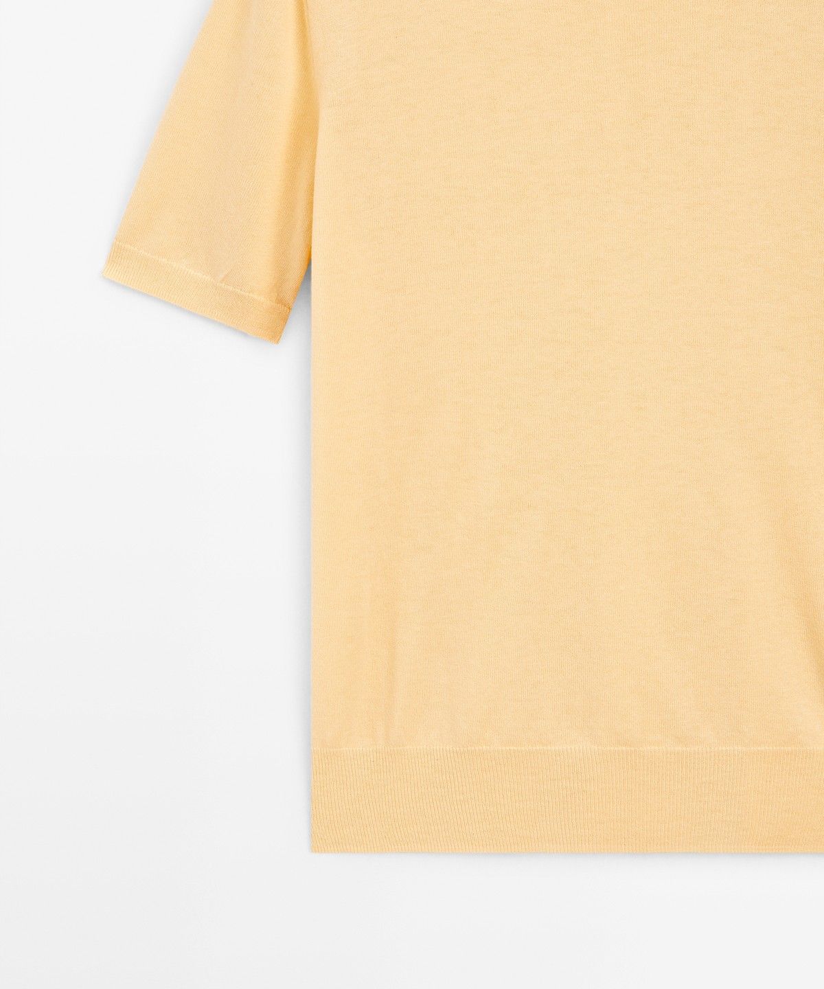마시모두띠(MASSIMO DUTTI) 라이트웨이트 반팔 니트 스웨터