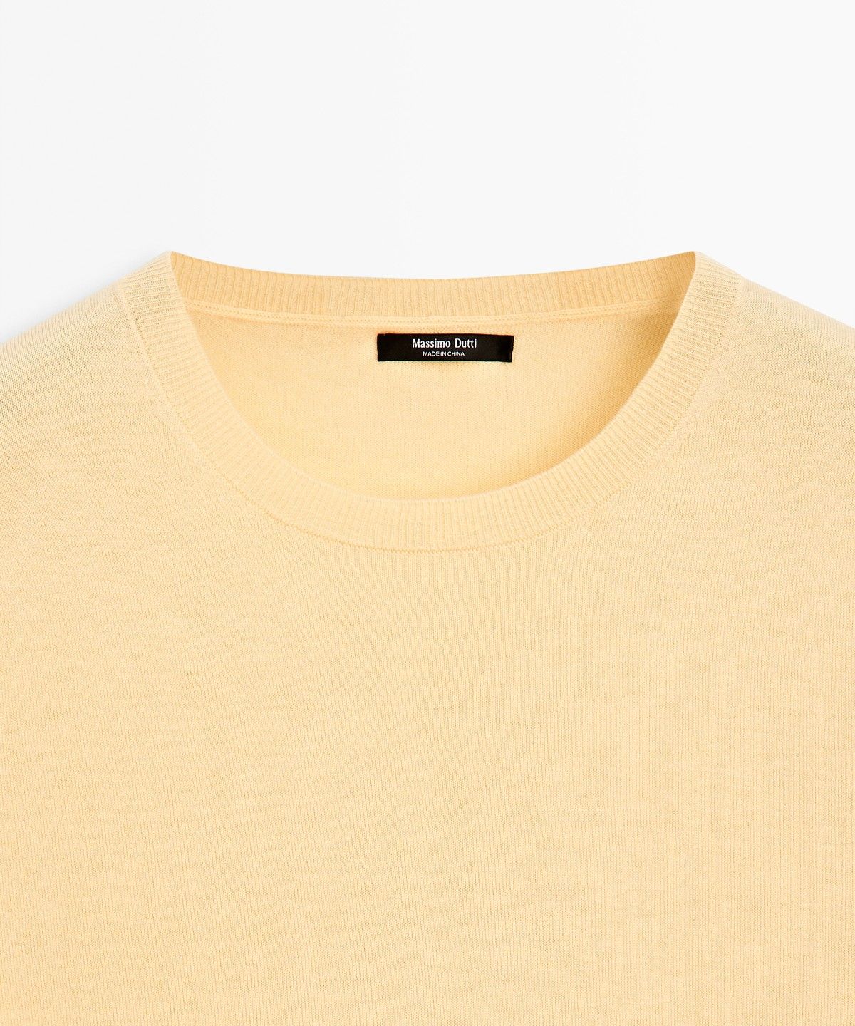 마시모두띠(MASSIMO DUTTI) 라이트웨이트 반팔 니트 스웨터