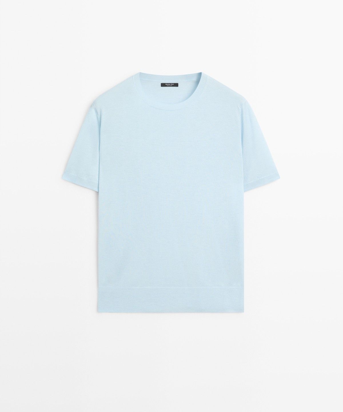 마시모두띠(MASSIMO DUTTI) 라이트웨이트 반팔 니트 스웨터