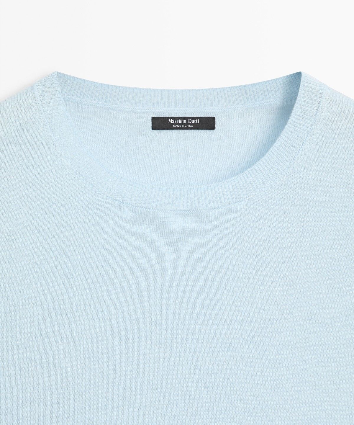 마시모두띠(MASSIMO DUTTI) 라이트웨이트 반팔 니트 스웨터