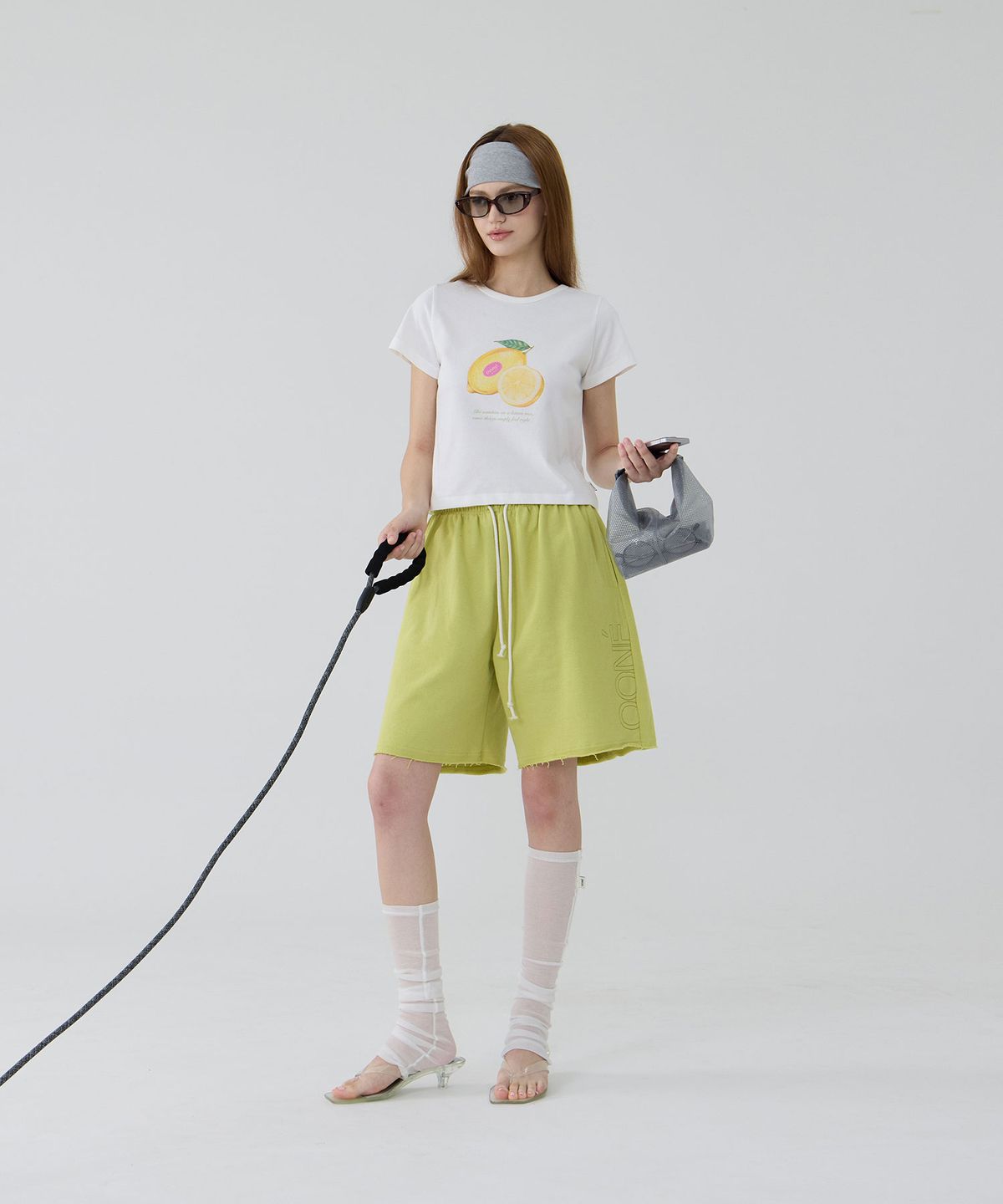 우네(OONE) Lemon Graphic T-Shirt_Ivory