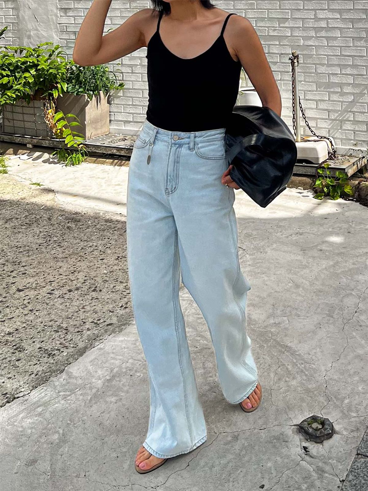 엔디에이 스튜디오(NDA STUDIO) Wide Straight Denim Pants _4color